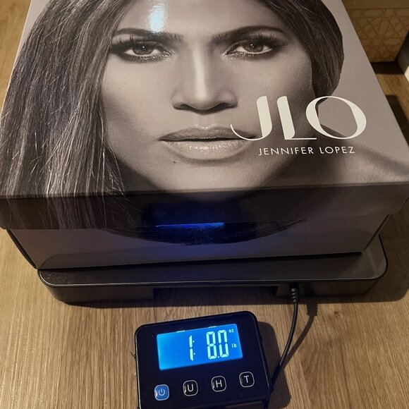 JLO Jennifer Lopez Ericka Black Heeled Sandals Two-Strap Square Toe size 7 - Picture 7 of 7